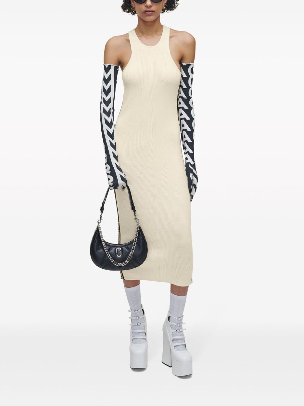 The Quilted Leather Curve shoulder bag - 3