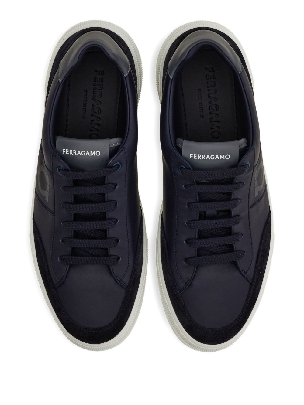 Alaska Gancio suede panelled lace-up sneakers - 4