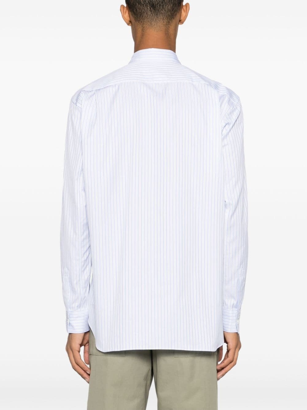 striped cotton shirt - 4