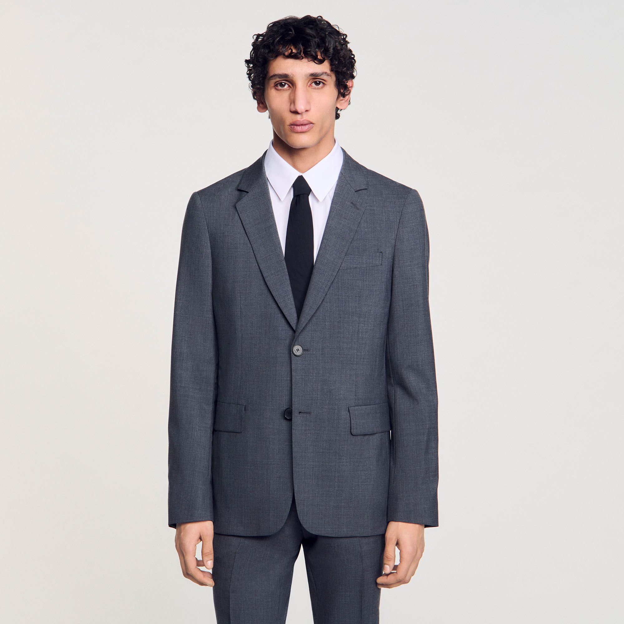 WOOL SUIT JACKET - 4