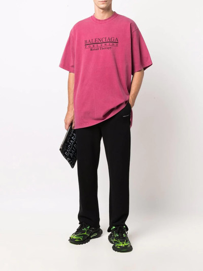 BALENCIAGA Retail Therapy cotton T-shirt outlook