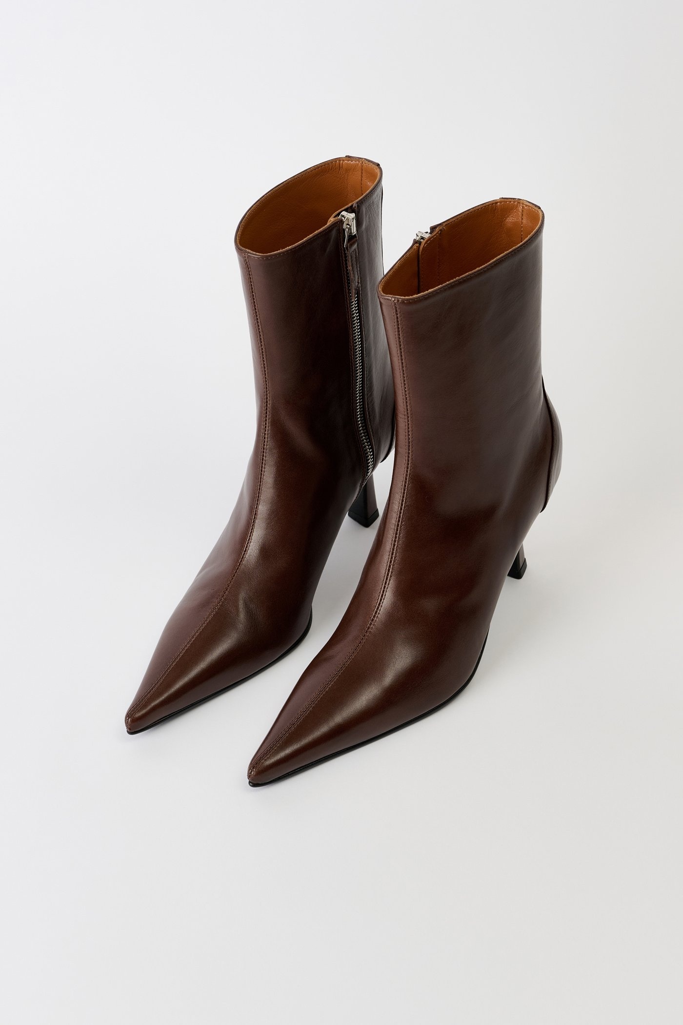 Slim Boot Castagno Satin Bovine - 7