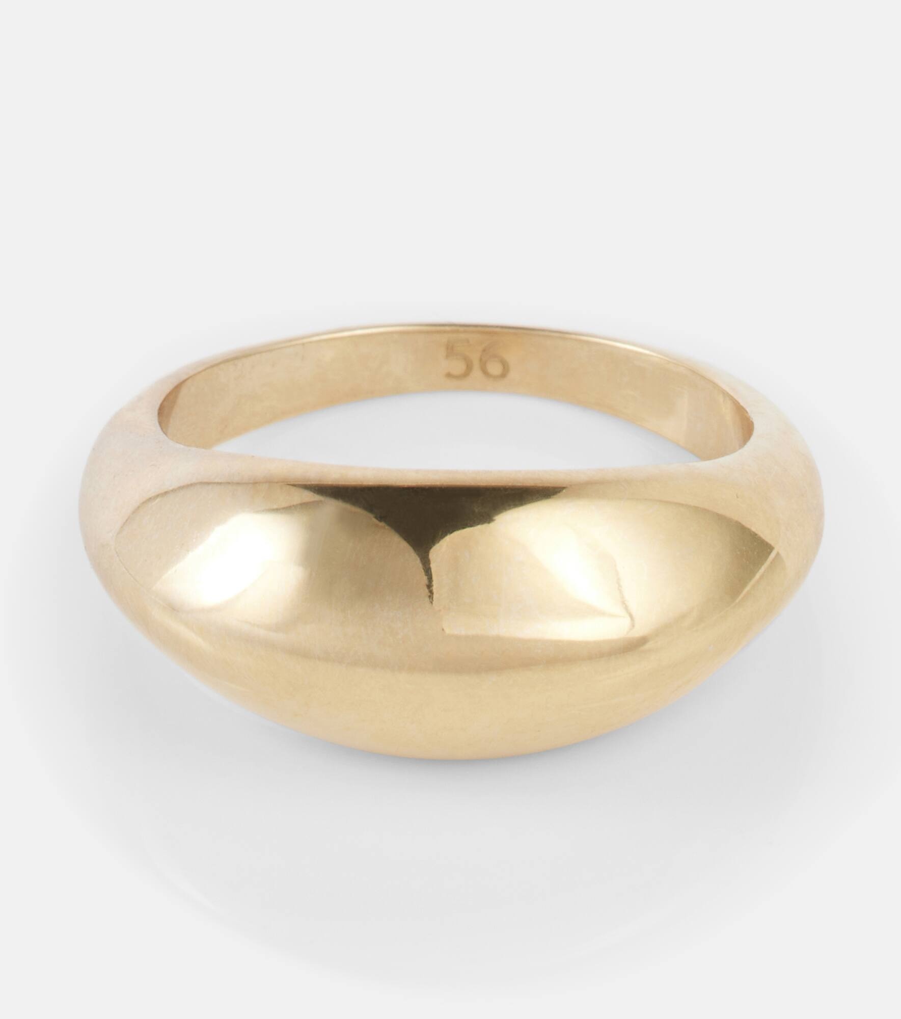 Gold-plated sterling silver ring - 1