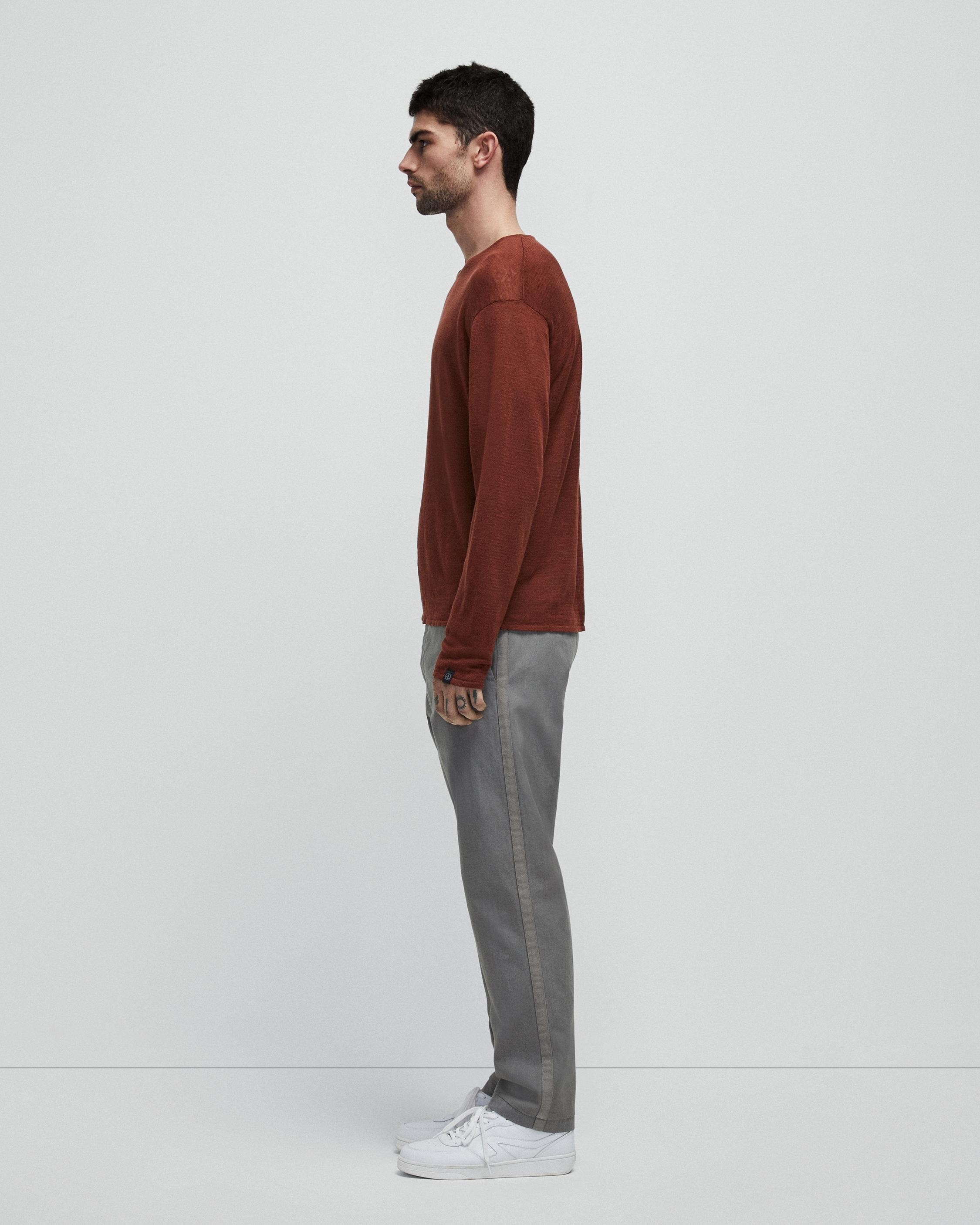 Kerwin Linen Long Sleeve Crew
Relaxed Fit Shirt - 5