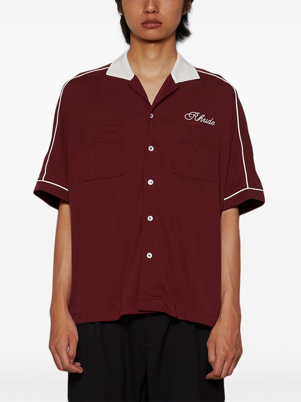 Chamonix Mont-Blanc bowling shirt - 3