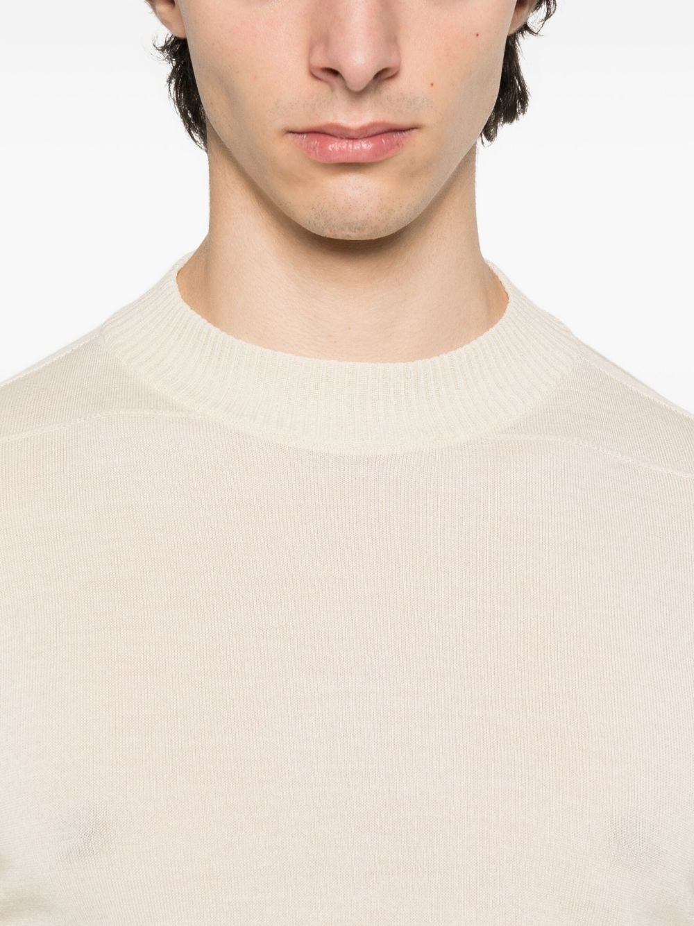 long-sleeved wool T-shirt - 5