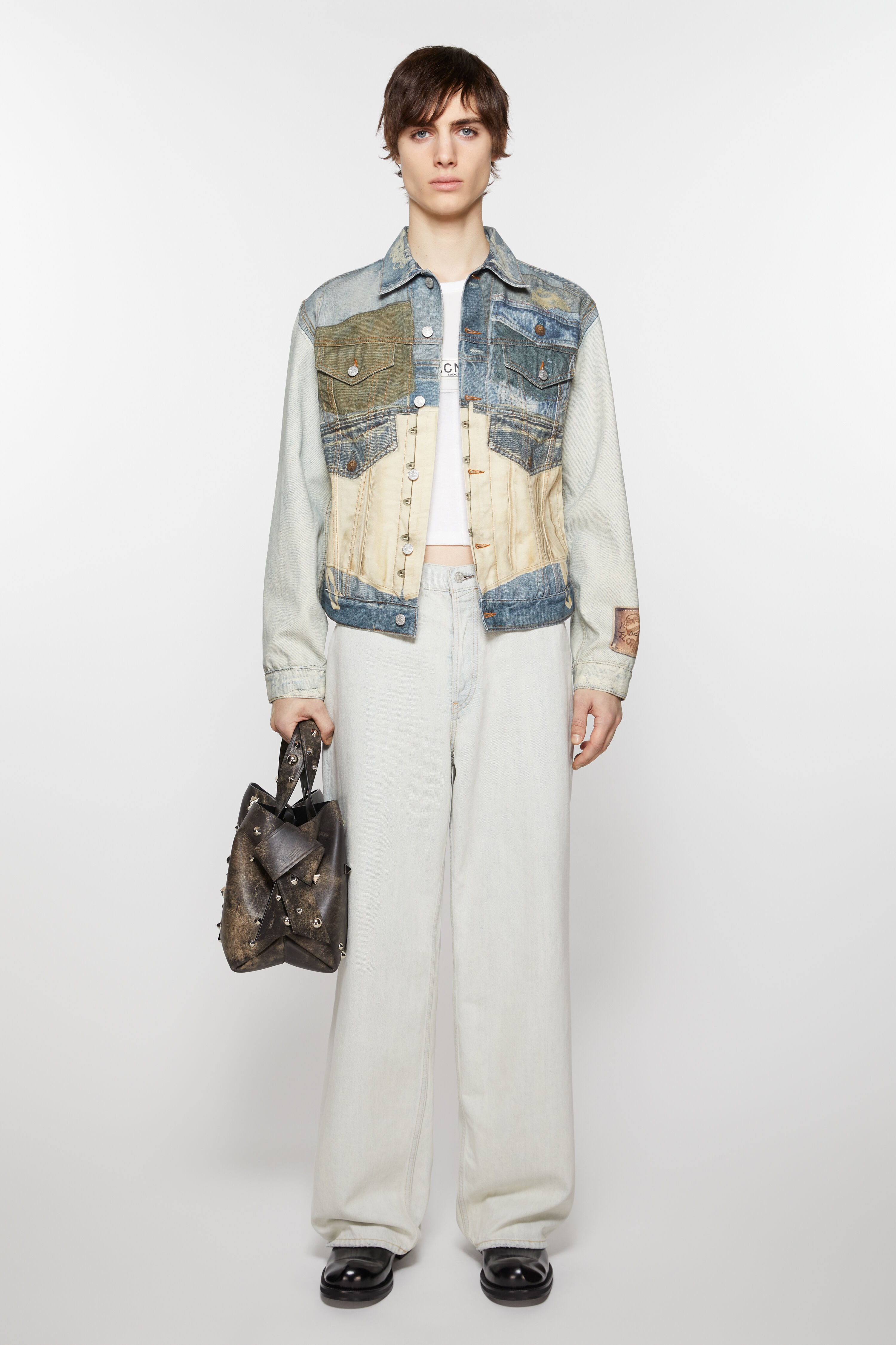 Printed jacket - Fitted fit - Mid Blue - 2