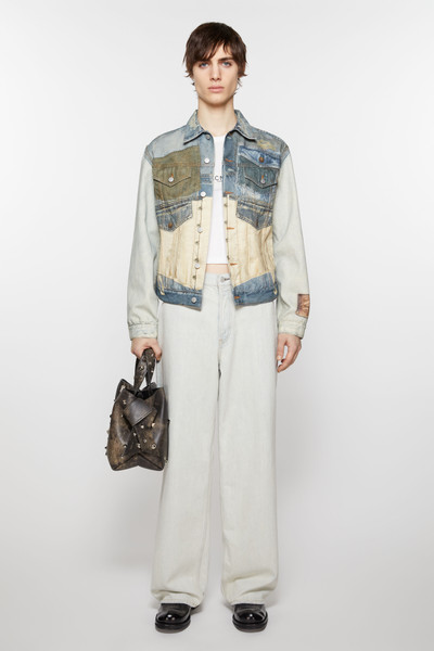 Acne Studios Printed jacket - Fitted fit - Mid Blue outlook