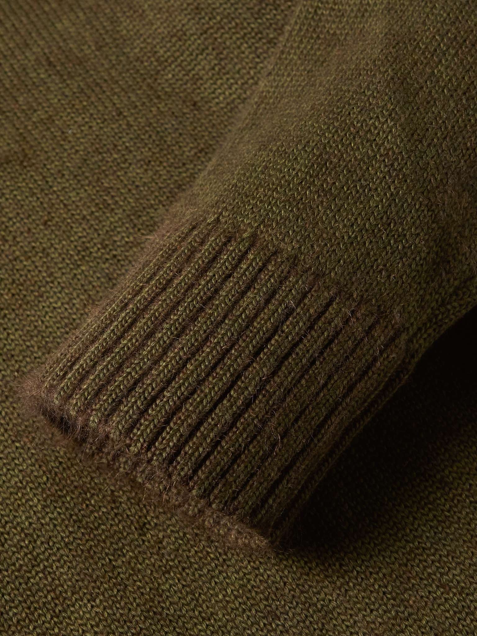 Knitted Half-Zip Sweater - 3