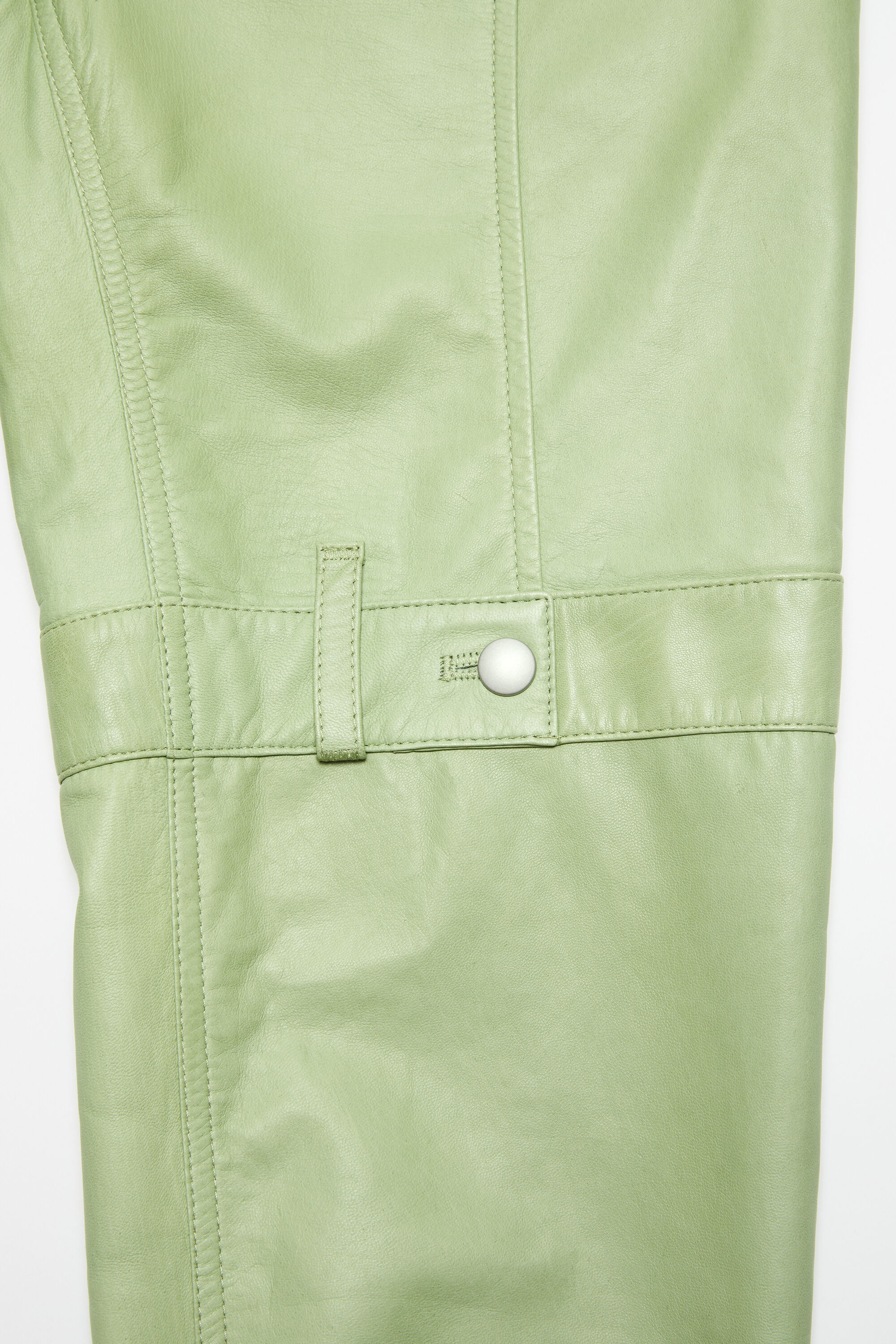 Leather trousers - Pistachio Green - 6