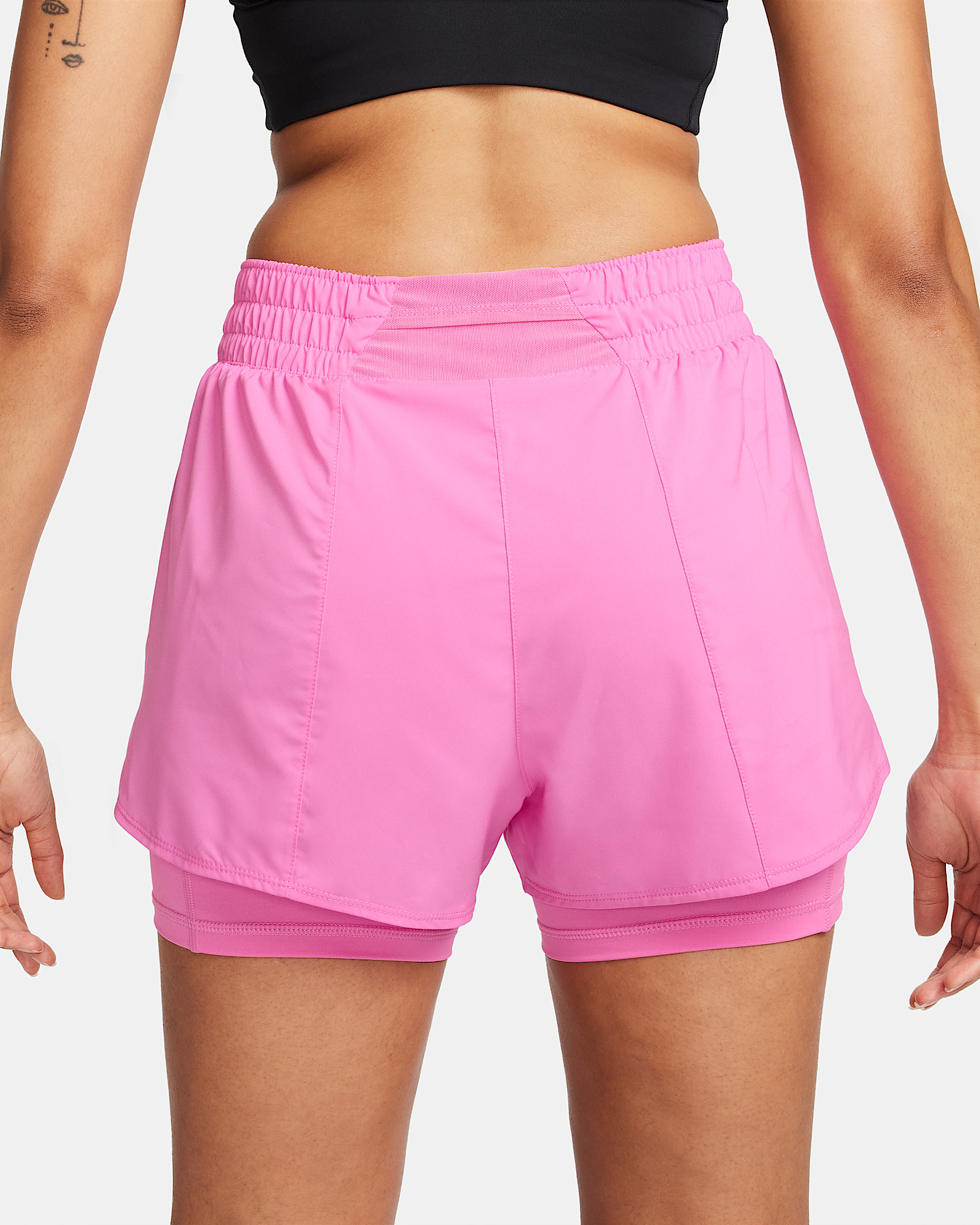 Nike One Women's Dri-FIT High-Waisted 3" 2-in-1 Shorts - 3