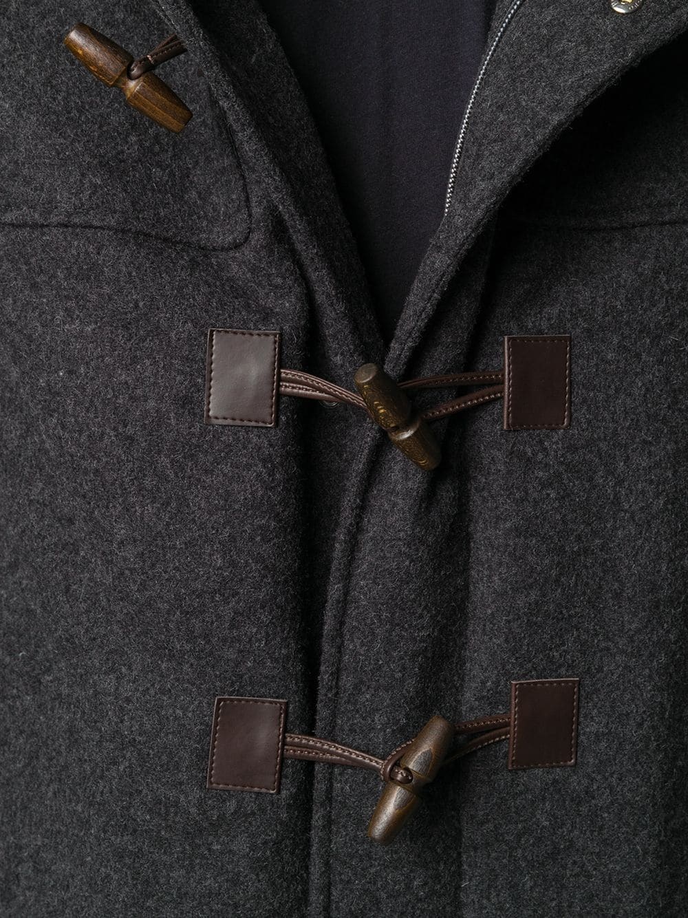 toggle fastening coat - 5