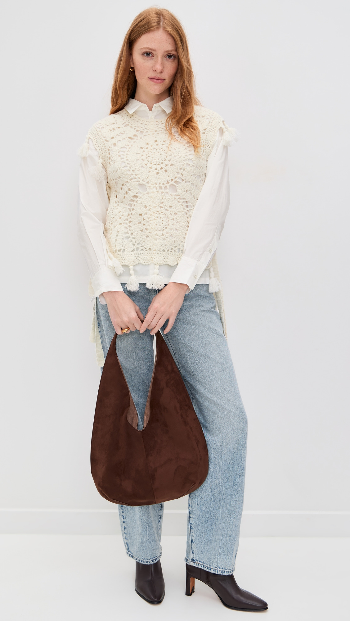 Nara Crochet Combo Shirt - 4