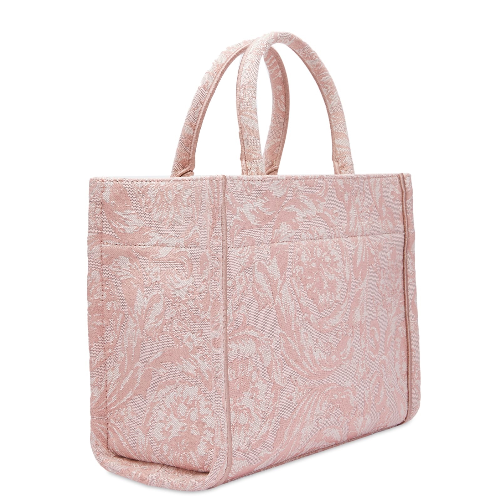 Versace Medium Tote Bag In Embroidery Jacquard - 3