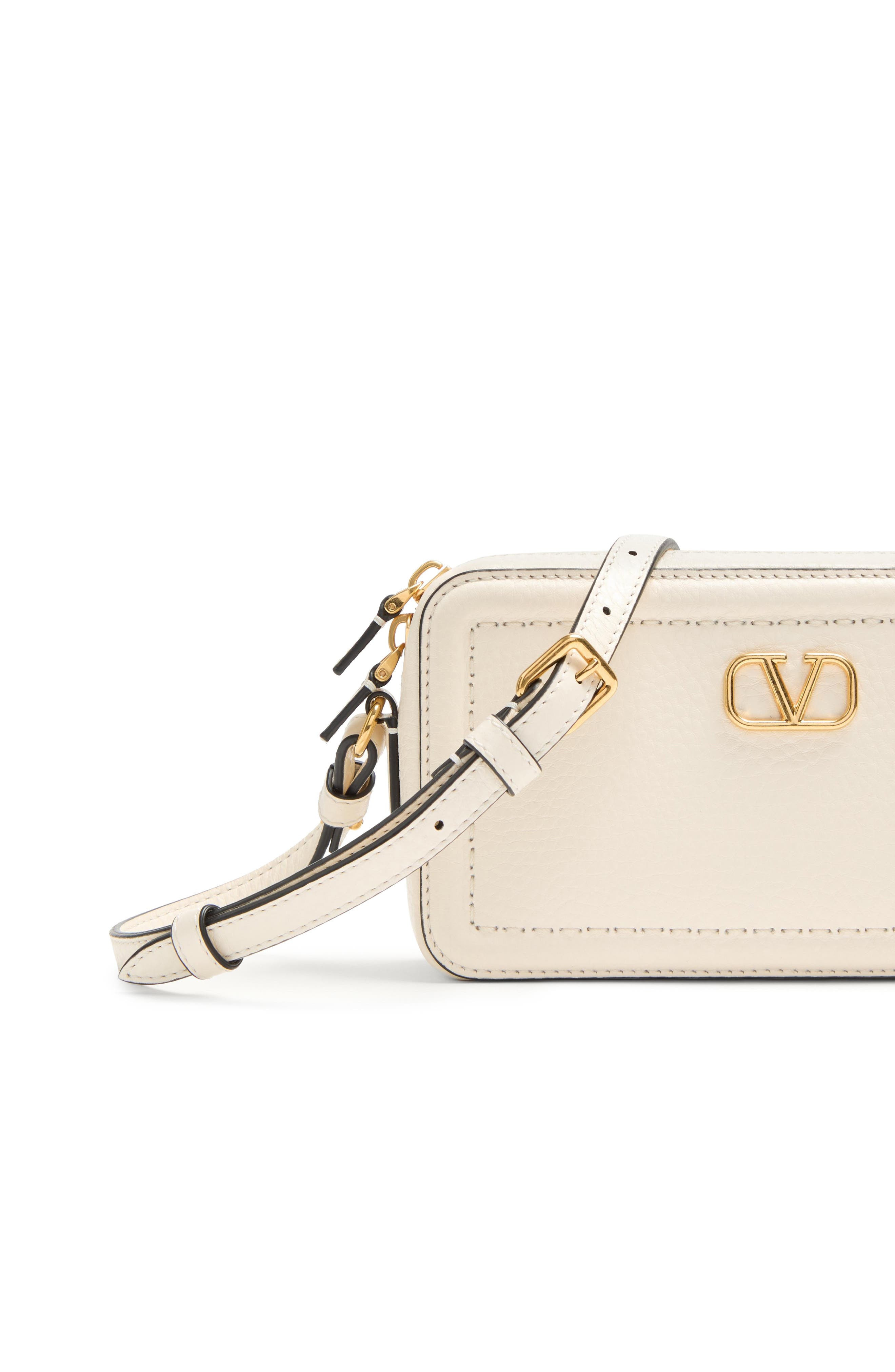Valentino Garavani Mini Alltime Camera Crossbody Bag in Ivory at Nordstrom - 5