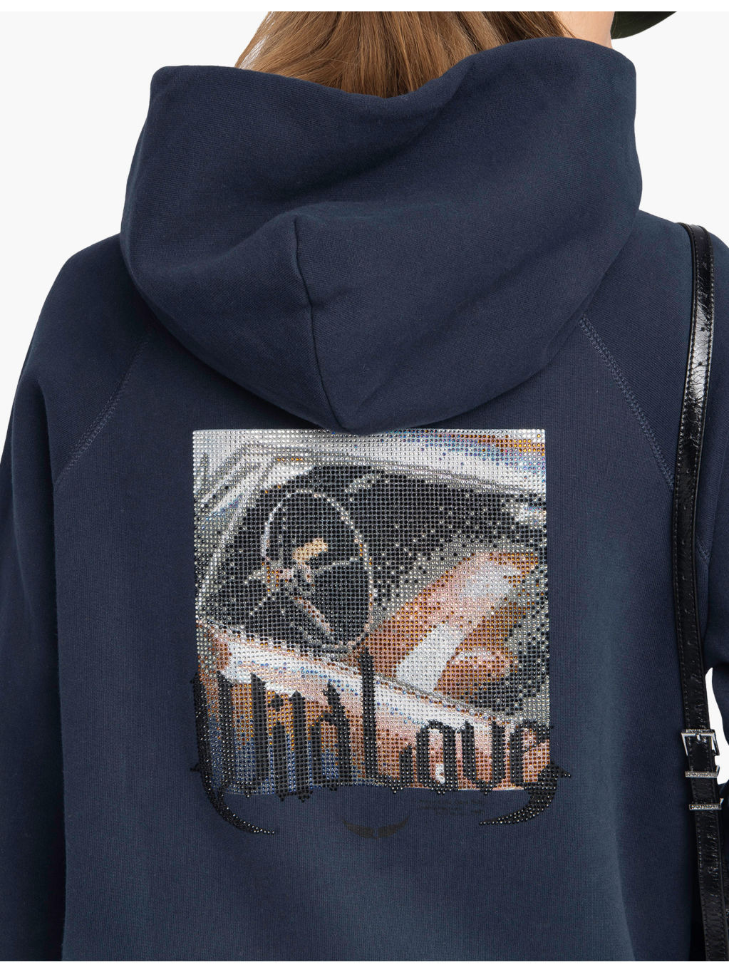 Georgy Rhinestone-Embellished Cotton-Blend Hoody - 5