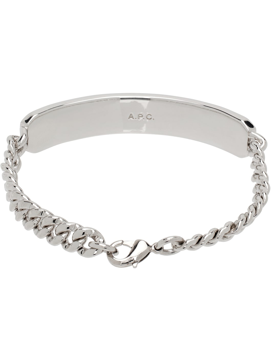 Silver Darwin Curb Chain Bracelet - 2