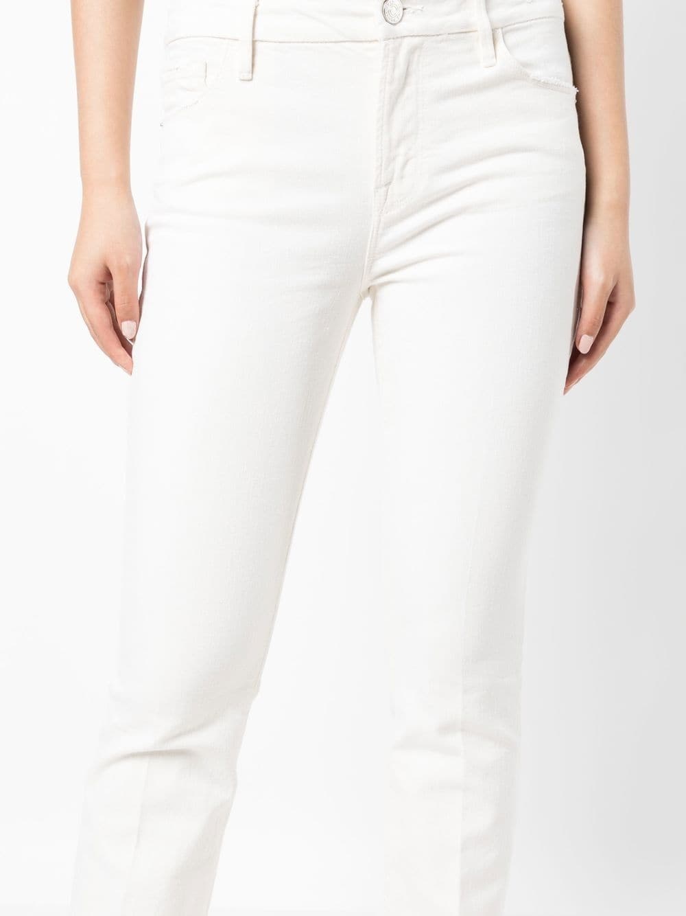 mid-rise bootcut jeans - 5