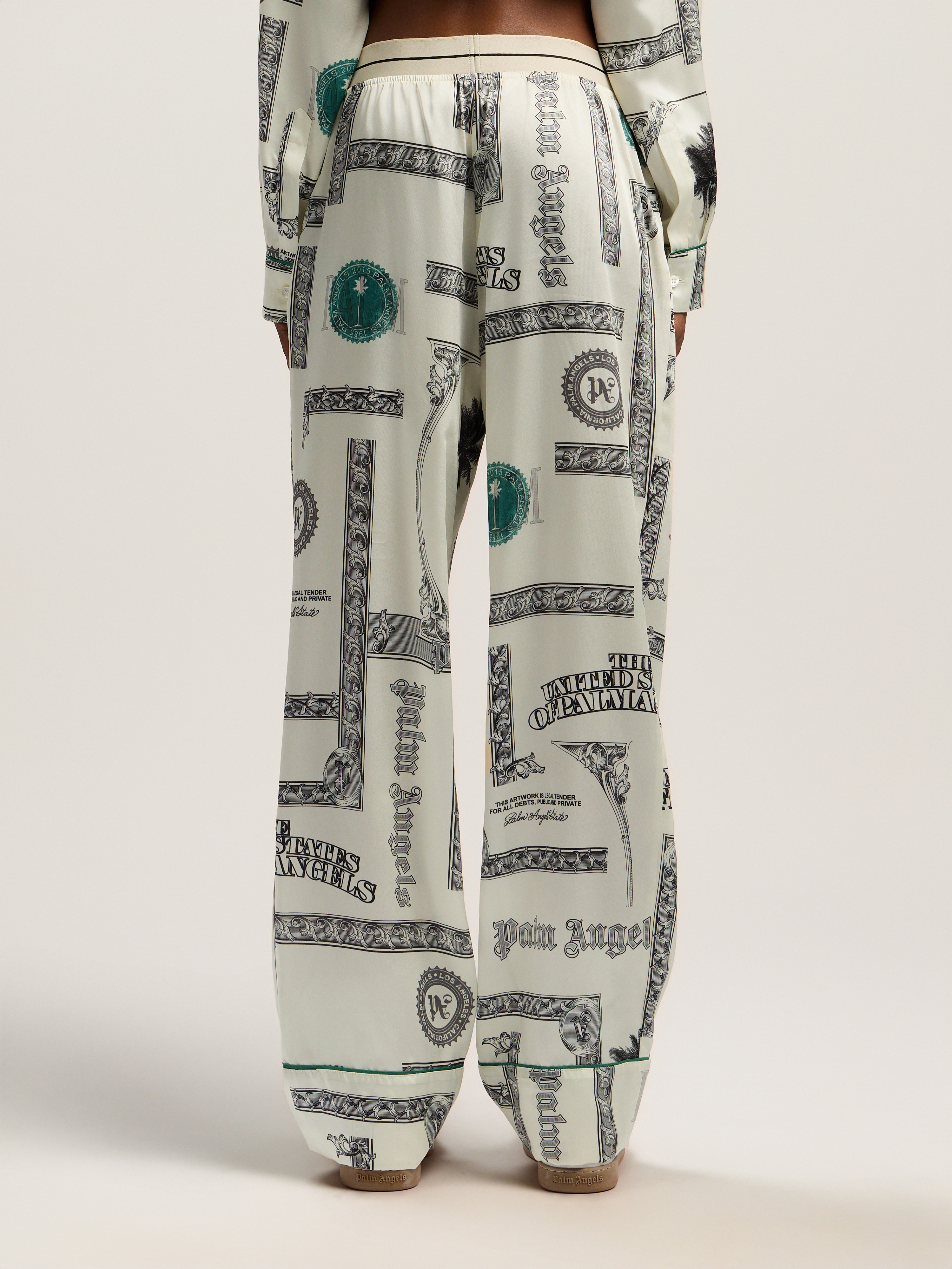 Dollar Print Pajama Pants - 4