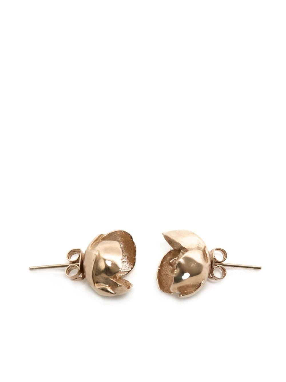 Camellia stud earrings - 2