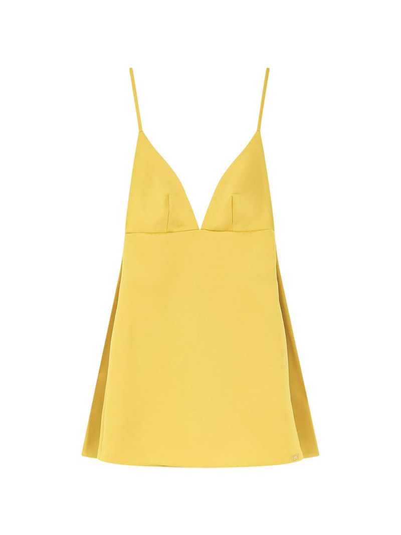 V-neck strap mini dress 1