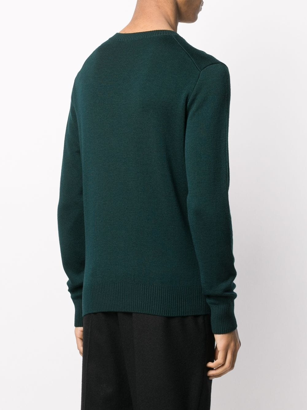 v-neck merino wool jumper - 4