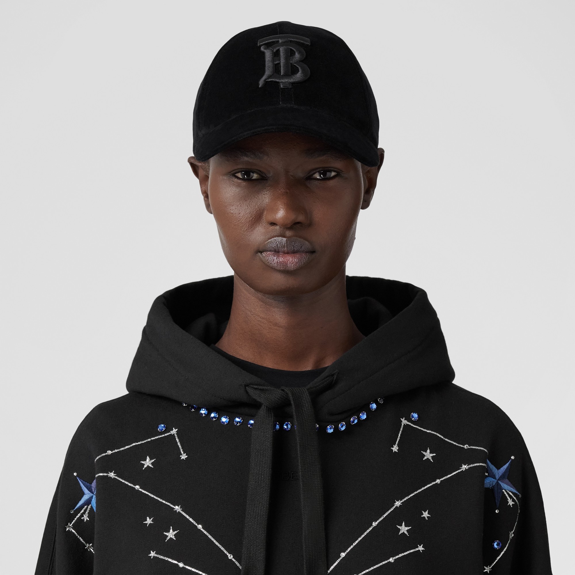 Constellation Detail Cotton Cashmere Oversized Hoodie – Exclusive Capsule Collection - 2
