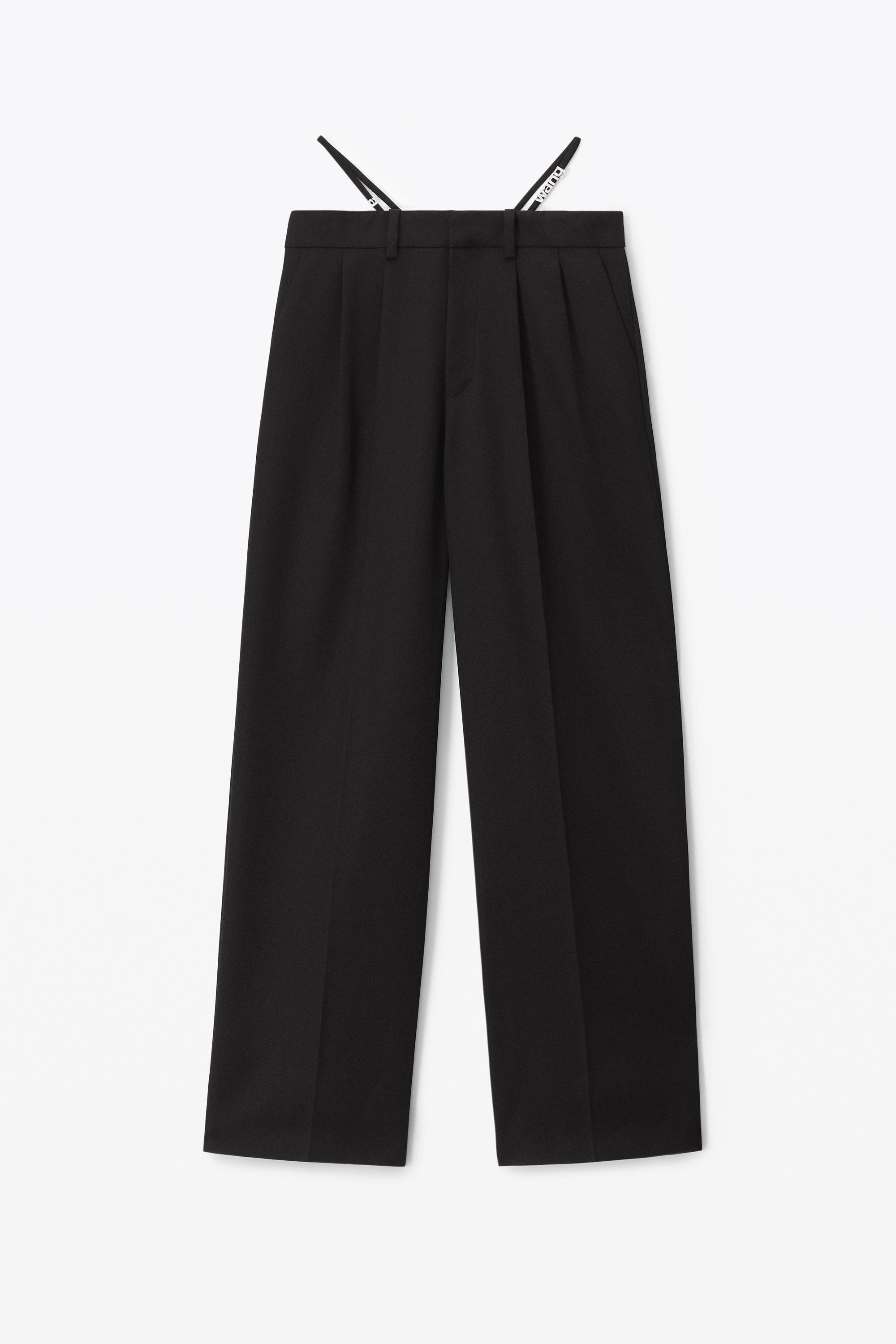 Alexander Wang G-STRING TROUSER IN WOOL TAILORING | REVERSIBLE