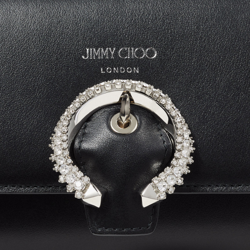 Wallet W/chain
Black Smooth Calf Wallet with Crystal Buckle 4