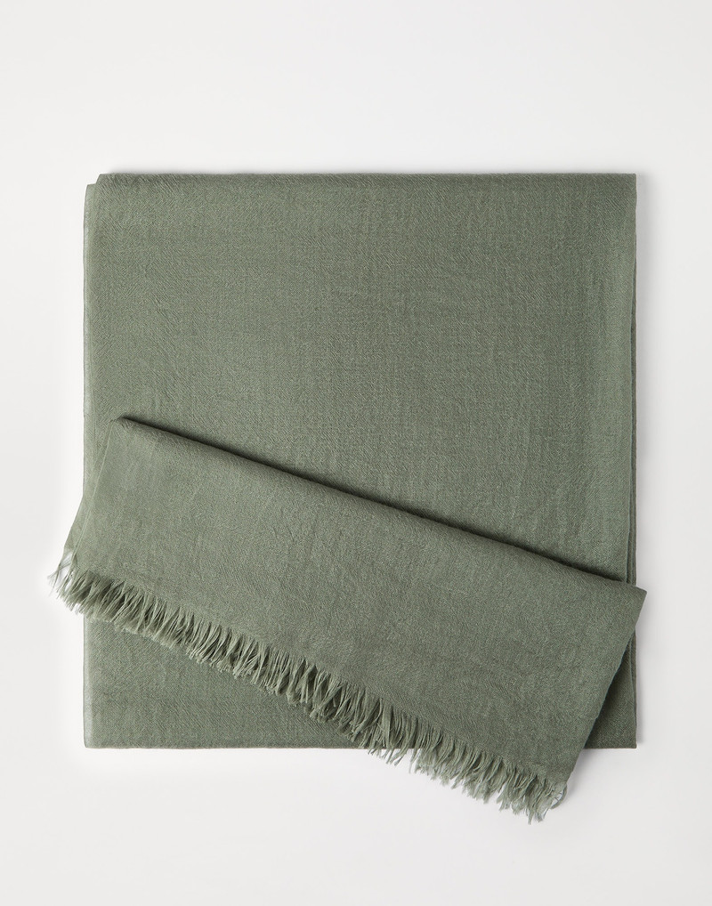 Brunello Cucinelli Cashmere and silk scarf outlook