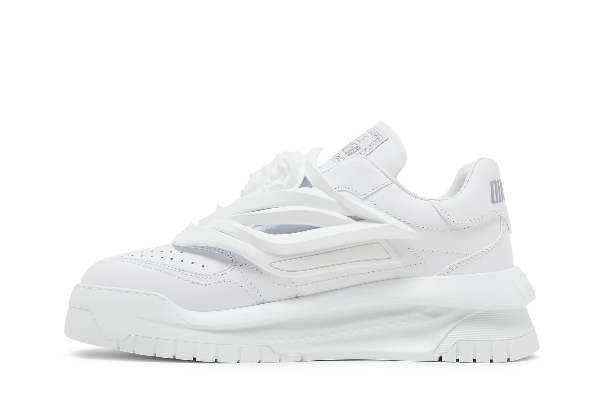 Versace Odissea Caged Rubber Medusa Sneaker 'Triple White' - 3