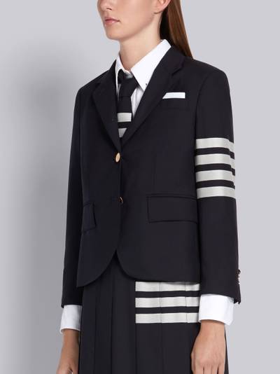 Thom Browne Navy Plain Weave Suiting Engineered 4-Bar High Armhole Jacket outlook