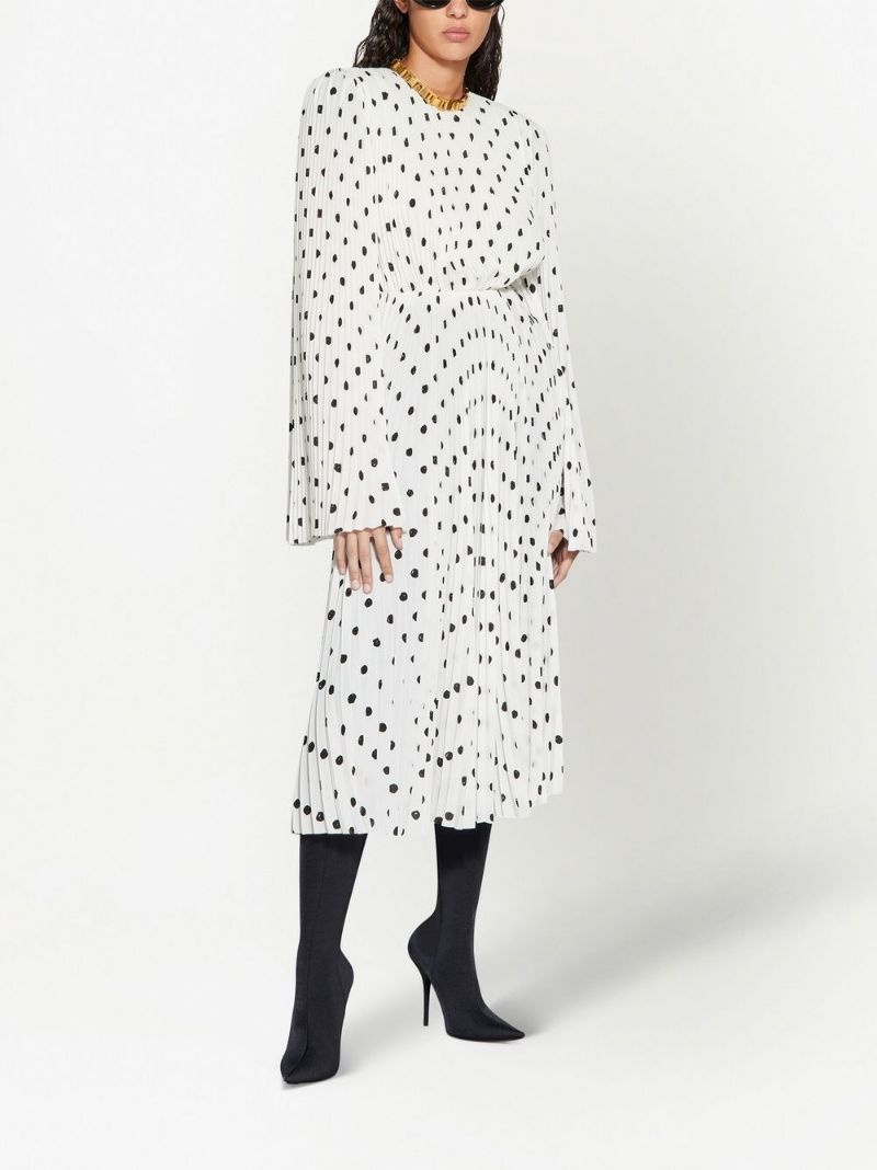 polka dot print dress - 2