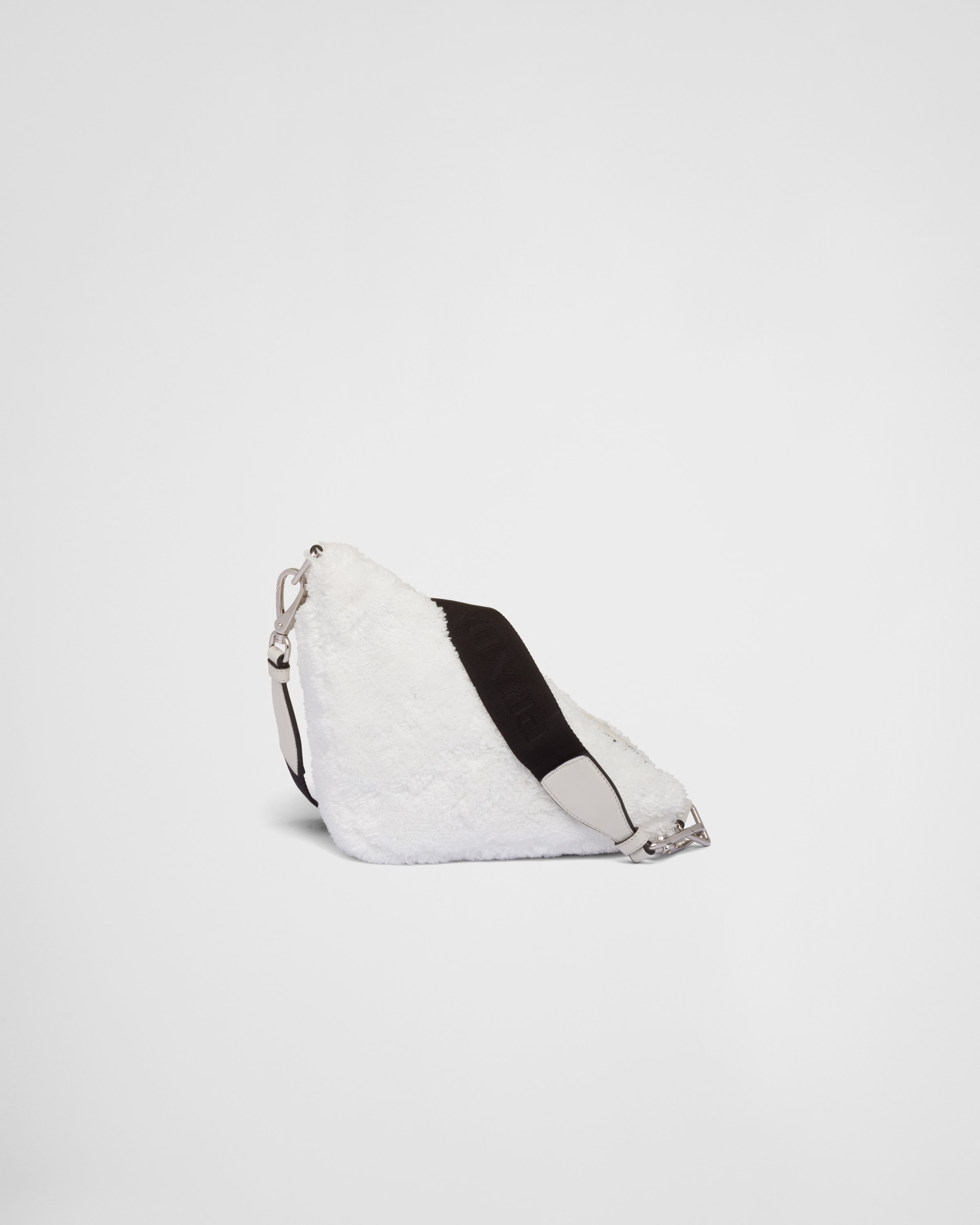 Prada Triangle terrycloth shoulder bag - 4
