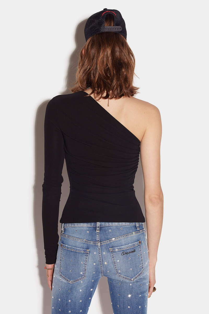CAMPING CREW ONE SHOULDER TOP - 2