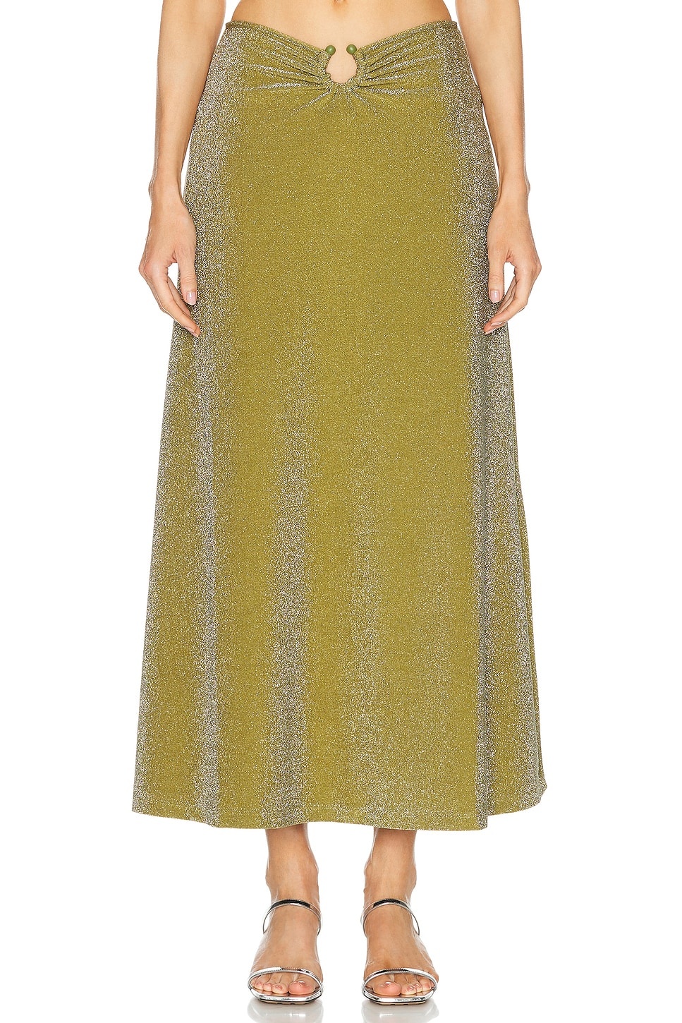 Rainstorm Midi Skirt - 1