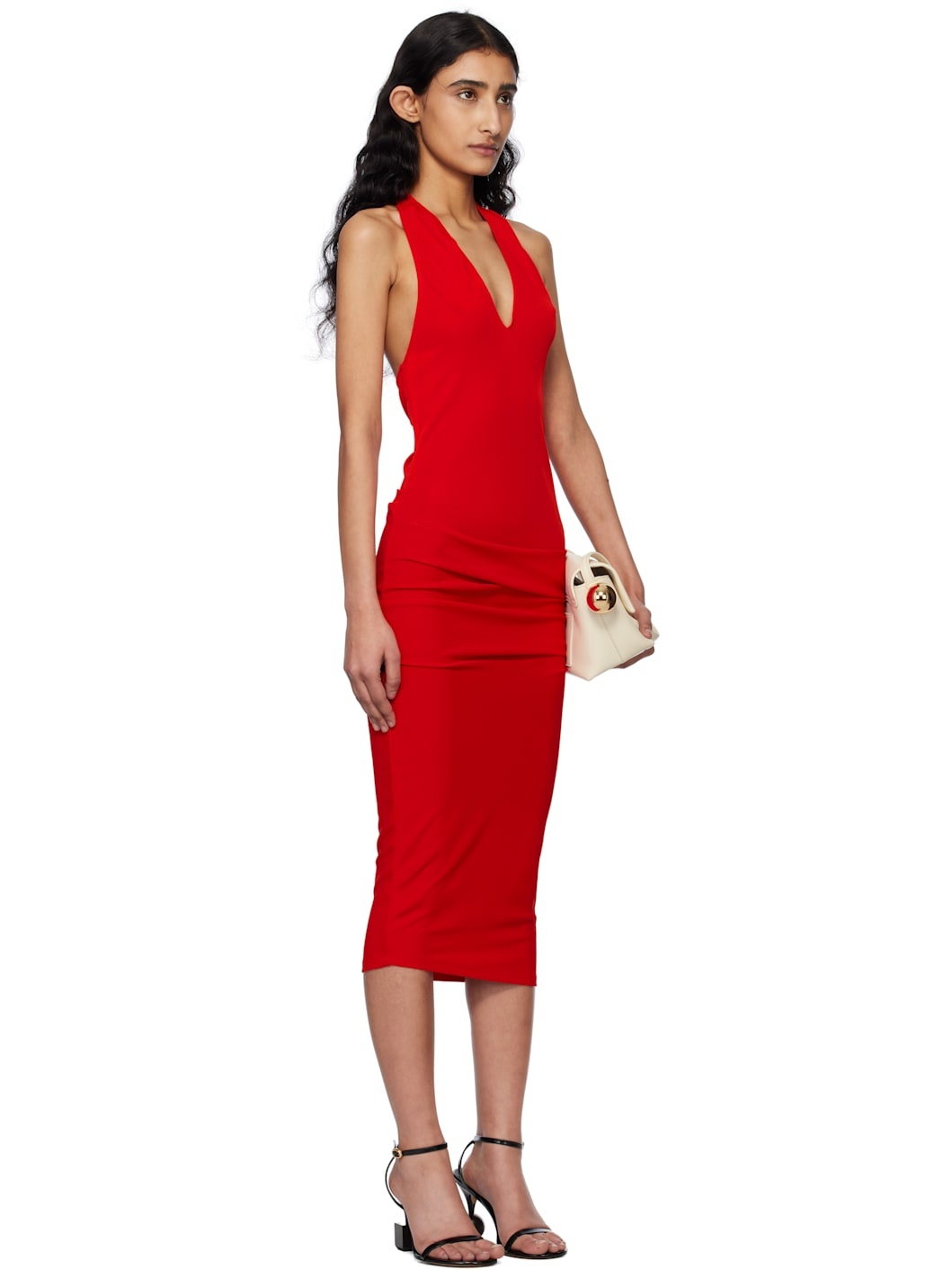 Red 'La Robe Pasadena' Midi Dress - 2