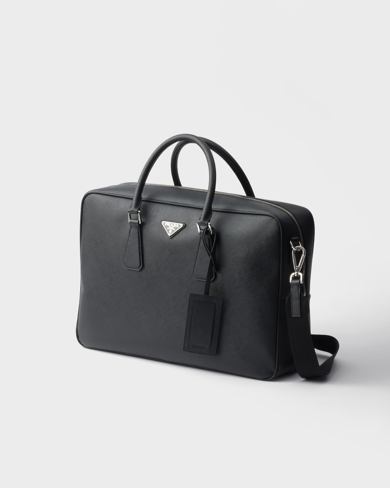 Saffiano leather work bag 3