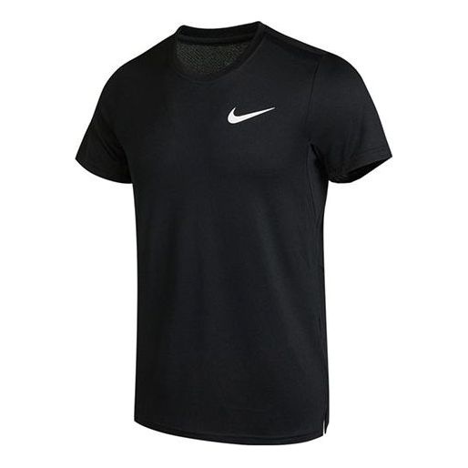 Nike Df Superset Top Ss Athleisure Casual Sports Running Round Neck Short Sleeve Black CZ1220-010 - 1