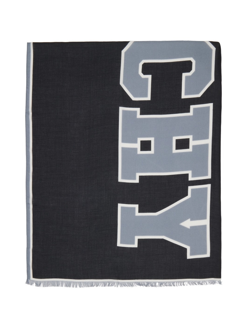 Givenchy Black Logo Scarf outlook