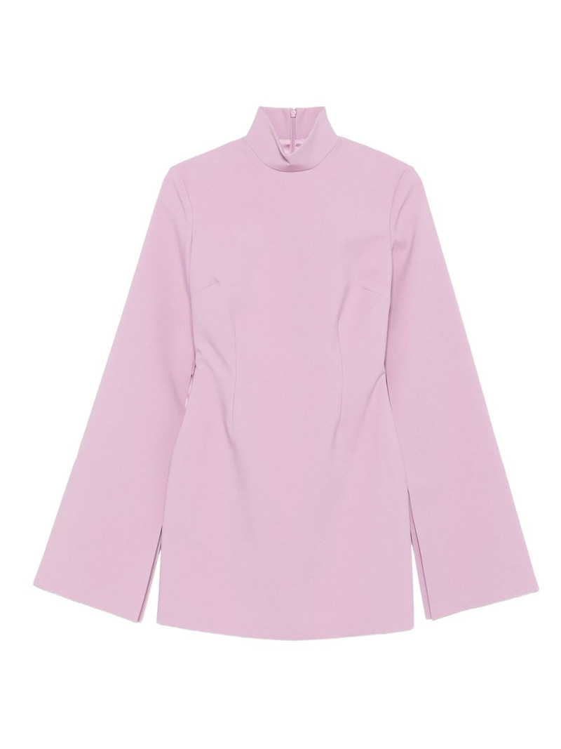 funnel-neck mini dress 1