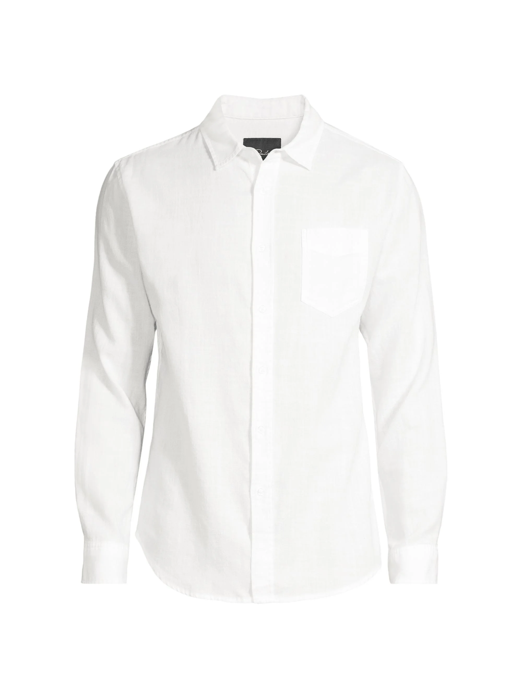 Men's Wyatt Cotton Button-Up - White - 1