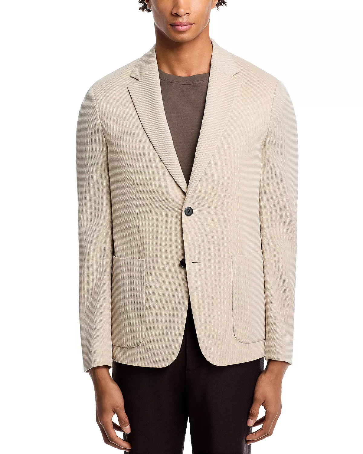 Theory Clinton Textured Jersey Slim Fit Unstructured Sport Coat - 3