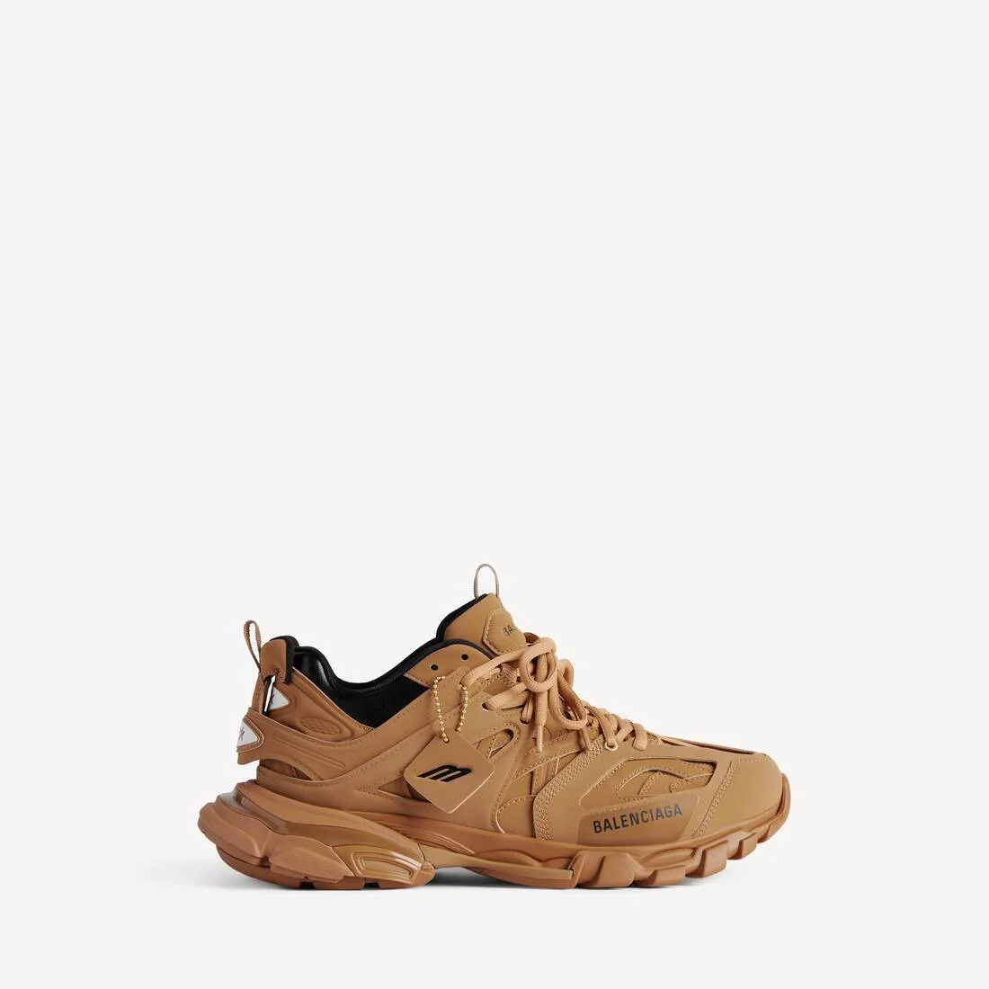 Men's Track Yard Sneaker in Camel/black - 1