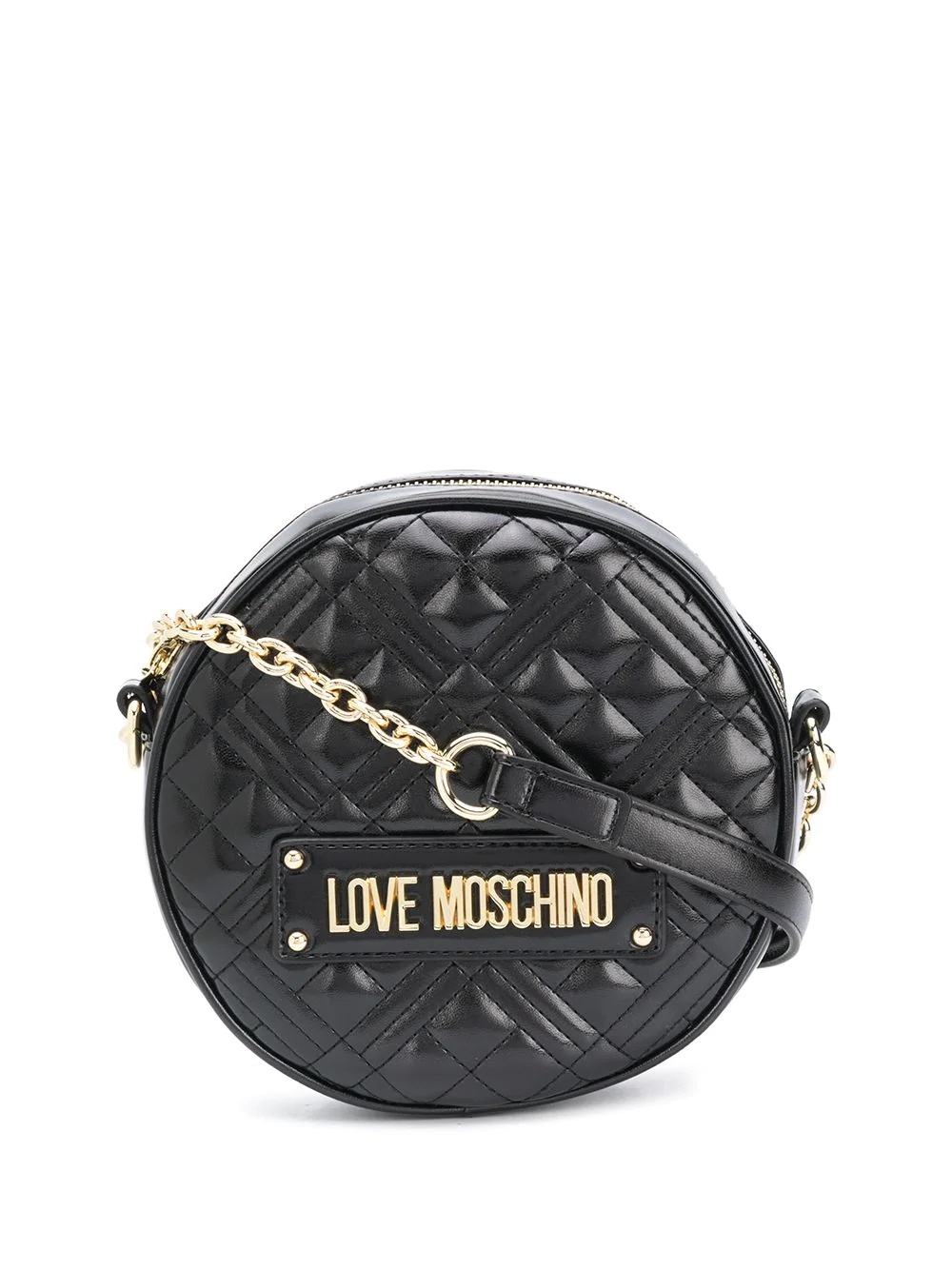 circular contrast panel bag - 1