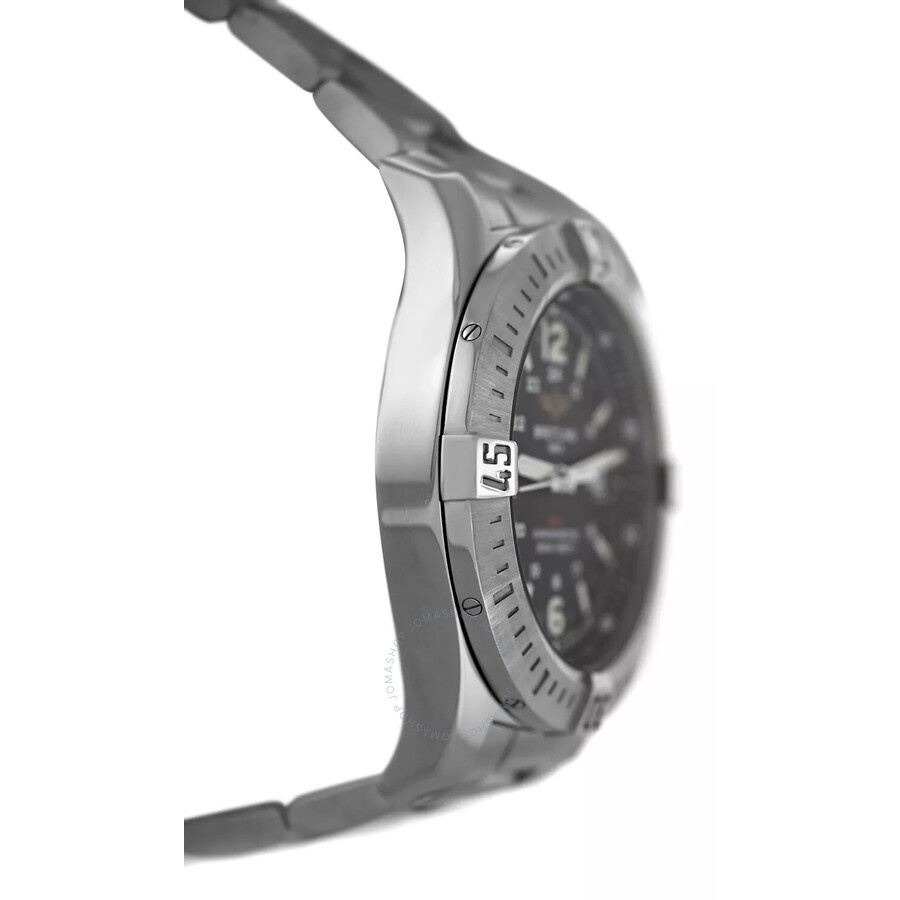 Pre-owned Breitling Colt Quartz Chronometer Black Dial Ladies Watch A74388 - 3