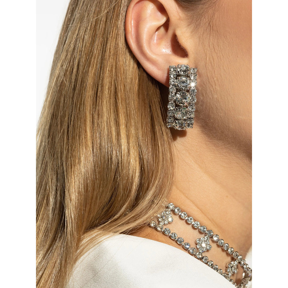 Alessandra Rich Silver Earrings Women - 2