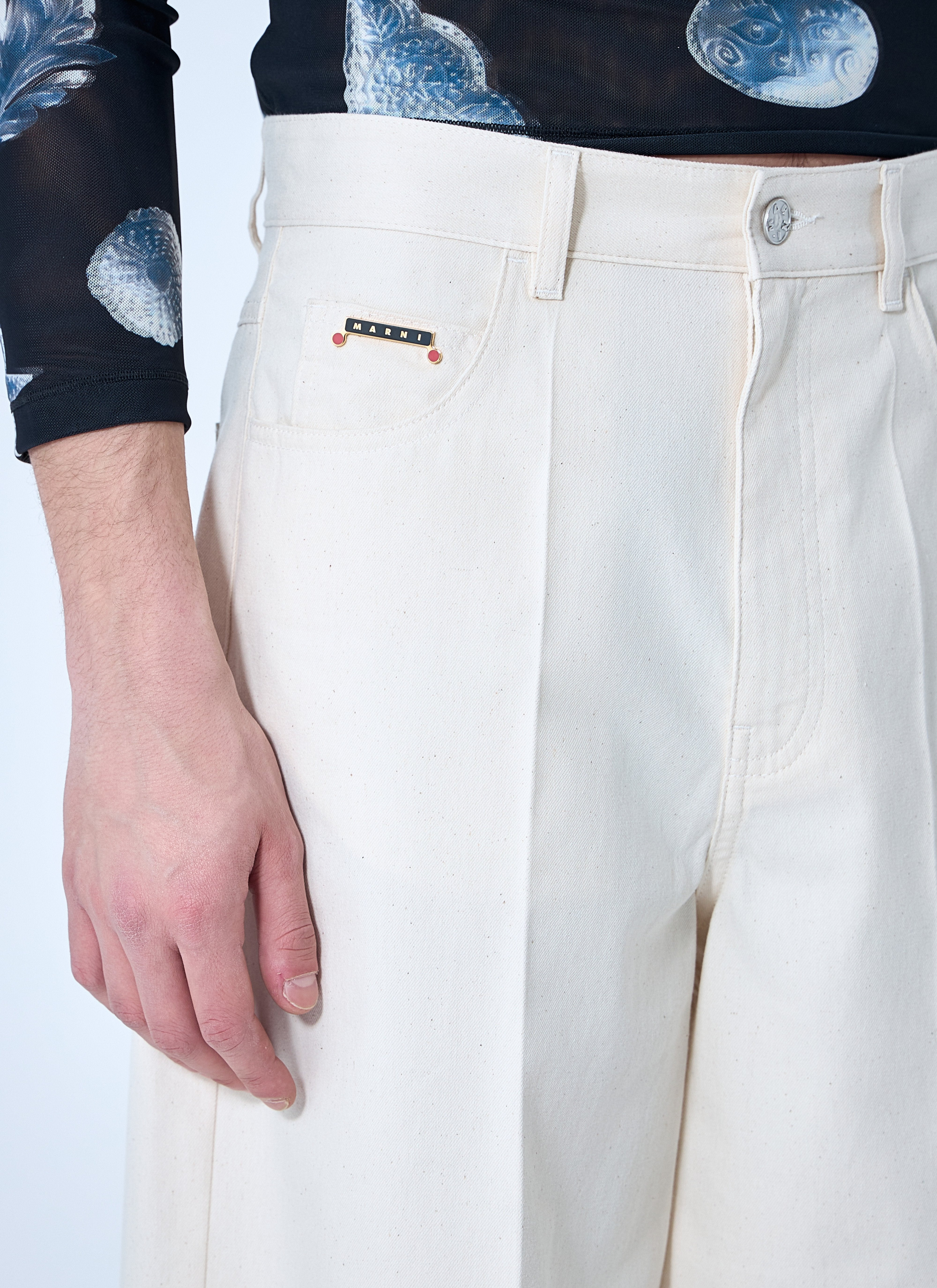 Marni Men Cotton Bermuda Shorts - 5