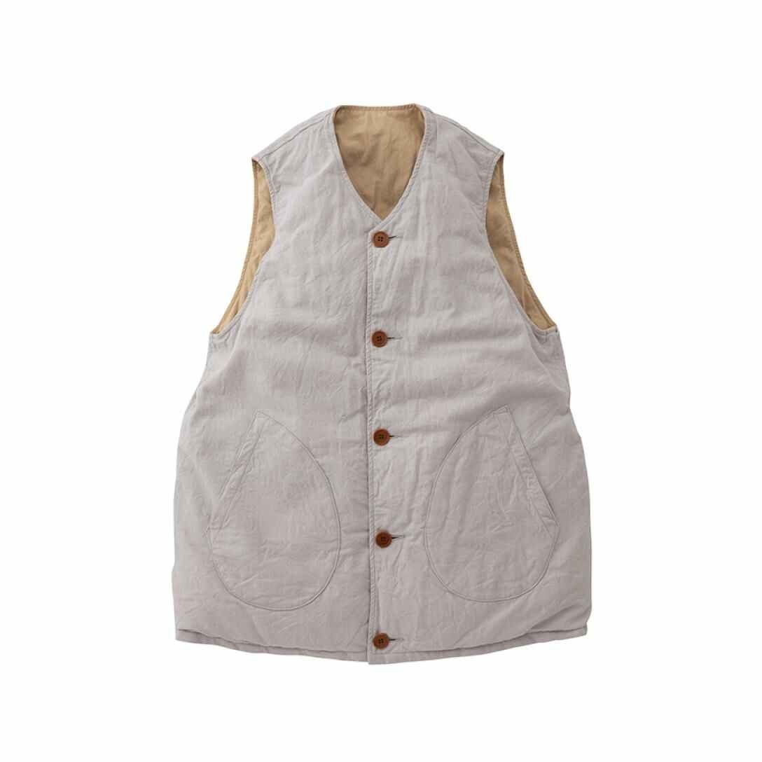 KORA DOWN VEST IVORY - 1