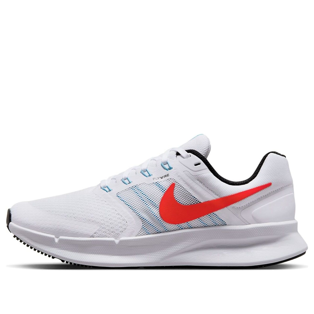 (WMNS) Nike Run Swift 3 Road Running Shoes 'White Red' DR2698-102 - 1